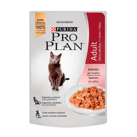 Salsa ProPlan gato adulto salmón 85g