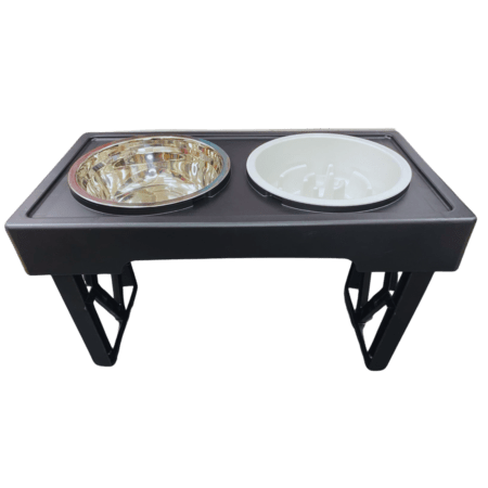 Comedero alto doble (48.5x25.2xH20 cm)