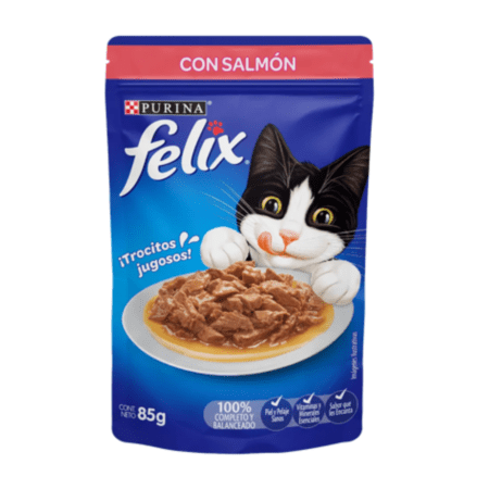 Salsa Felix salmón gato adulto 85 g