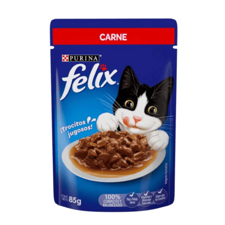 Salsa Felix carne gato adulto 85 g