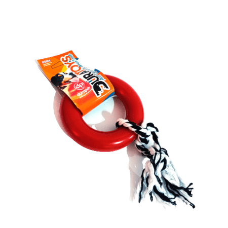 Juguete macizo Durapets con trenza simple 11,5 cm