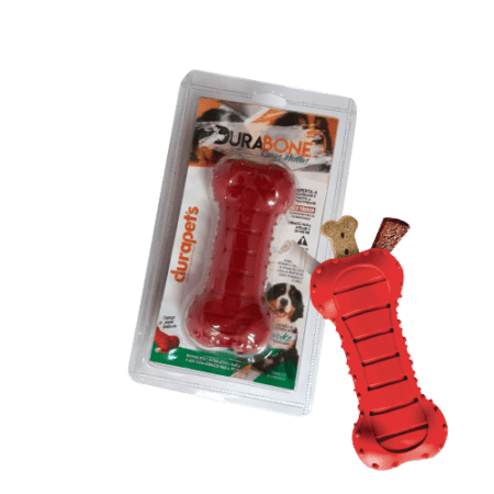 Juguete macizo Durapets hueso liso tamaño M 15,5 cm
