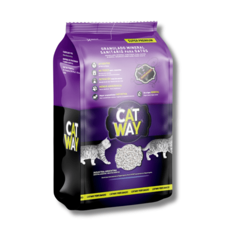 Piedras higiénicas comunes CatWay 9,2 lts perfume lavanda