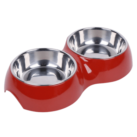 Comedero doble 35.5x21.5x6.5 cm BM3008L