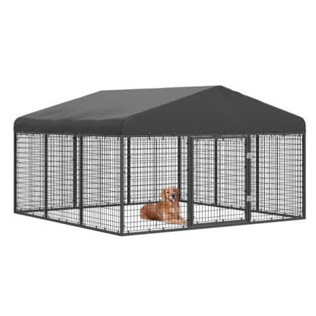 Square tube dog Canil